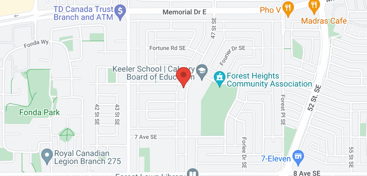 map of 501 47 ST SE
